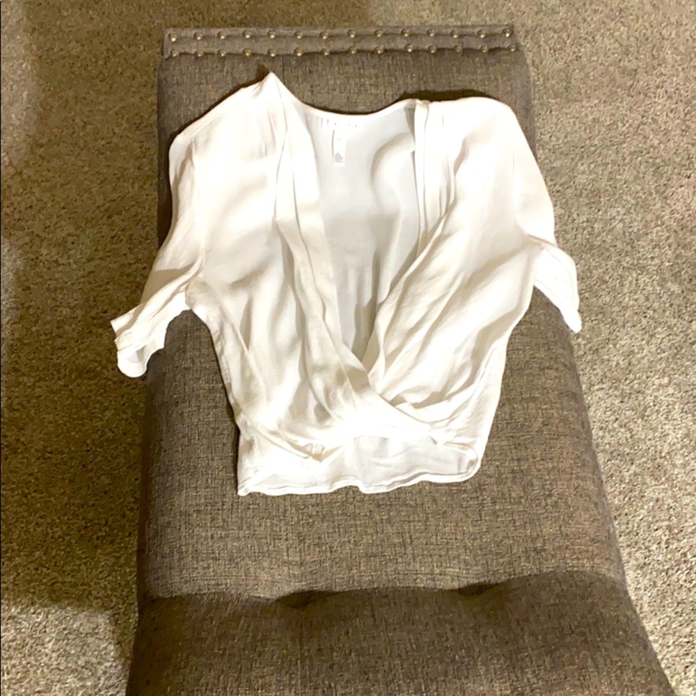 Dressy white top